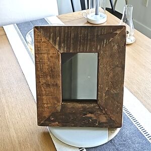 Vintage Reclaimed Wood Rustic Picture Frame